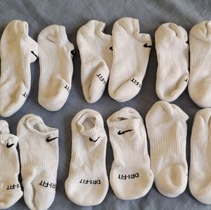 Nike Cushioned Dri-fit No Show Socks (6 pair)